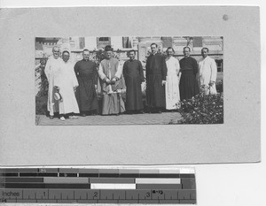 Arrival of Msgr. Lane at Fushun, China, 1932