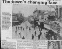 The town's changing face