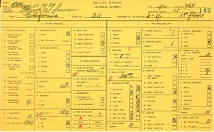 WPA household census for 311 CALIFORNIA, Los Angeles