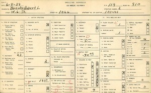 WPA household census for 1066 W 6TH ST, Los Angeles
