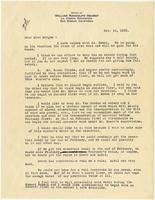 Letter from William Randolph Hearst to Julia Morgan, December 16, 1930