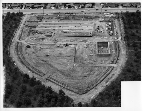 Aerial View of the Building Site for the Future Willow Glen Post Office