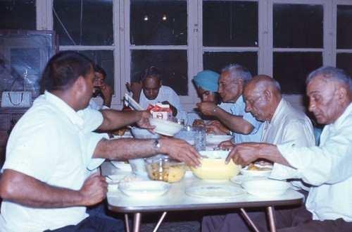 Men Eating Dinner