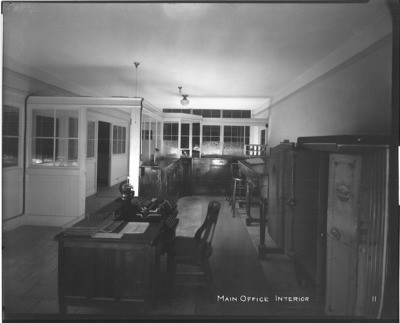 Automobile Industry and Trade - Stockton: Dodge Brothers, interior view of the Main Office