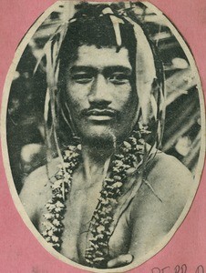 Portrait of a young Tahitian man