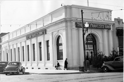 [Exterior of the San Francisco Bank, 7th and Clement streets]