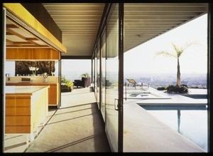 Stahl residence, kitchen, Los Angeles, 1960?