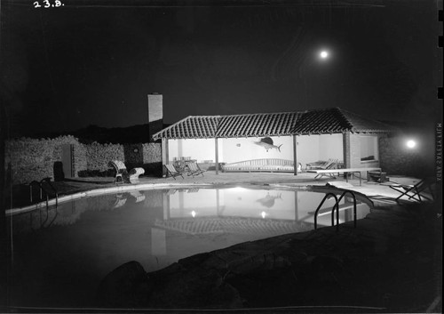 Leeds, William, residence [Rancho Moana]. Swimming pool