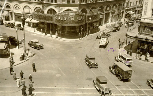 [Intersection of Golden Gate Avenue, Talyor Street and Market Street]