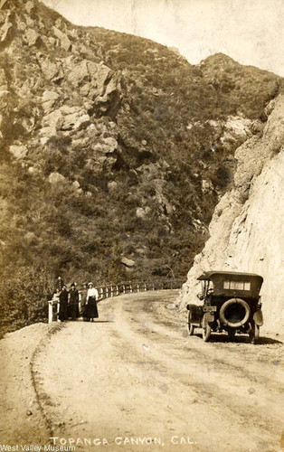 Family outing in Topanga Canyon, circa 1915