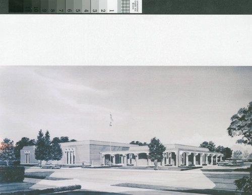 Photograph of the new Sutter County Library in 1972