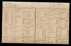 WPA household census for 518 W 41ST, Los Angeles County