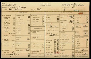 WPA household census for 812 W 116TH ST, Los Angeles County