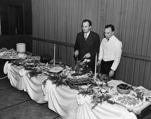 Pan Pacific buffet table