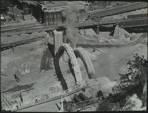 Dayton Avenue bridge shown during blast