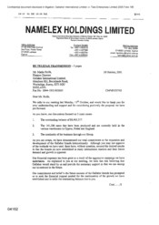 Letter from Fadi Nammour and Clarke to Rofle regarding their last meeting of 15th October