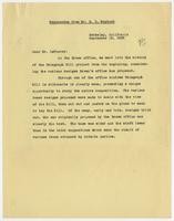 Memorandum from Bernard Maybeck to J. H. LeFeaver, September 15, 1932