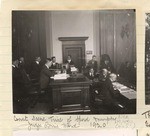 Court scene during trial of Spud Murphy.