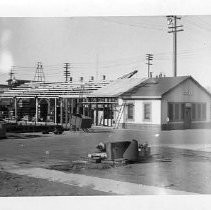 Exterior view of Store No. 3 at the Southern Pacific Railyards in Sacramento
