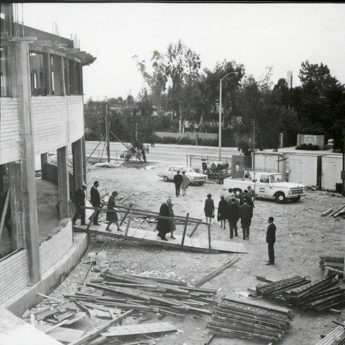 Bauer Center construction, Claremont McKenna College