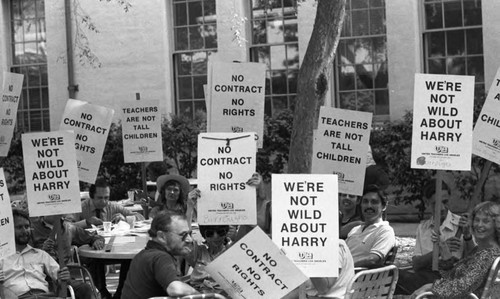 Teachers Protesting, Los Angeles, 1983