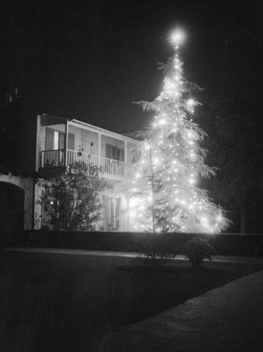 Beverly Hills Christmas light home tour, large tree