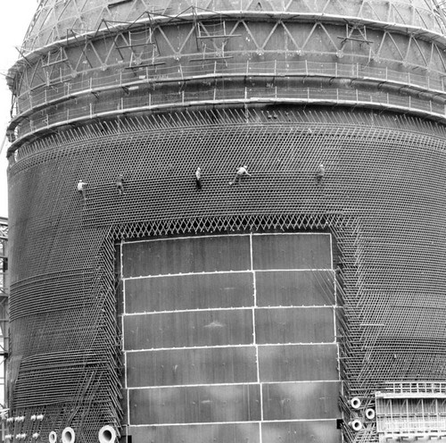 Nuclear power plant under construction