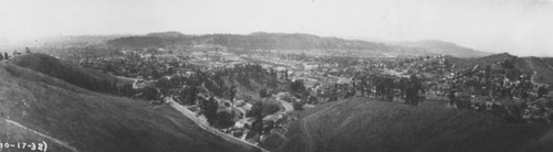 View of Los Angeles in 1932