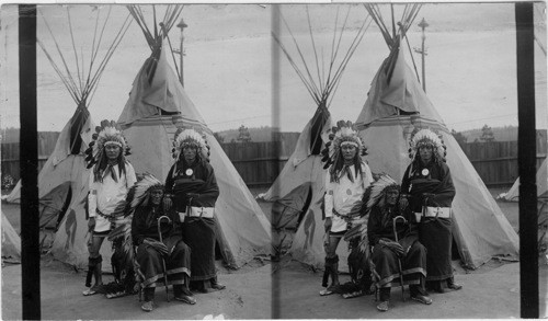 Indians at home. Atlanta Exposition, Georgia