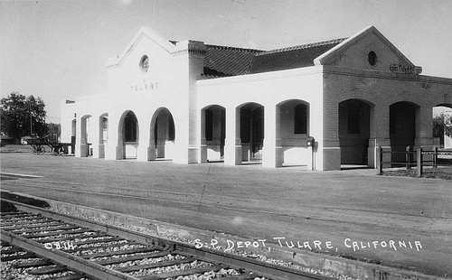 Southern Pacific Railroad Passenger Depot, Tulare, Calif