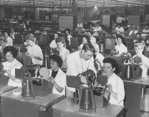Women employees of Collins Radio Company