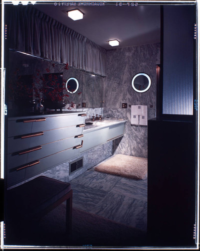 Mudd, Harvey, residence [?]. Bathroom
