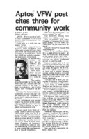 Aptos VFW post cites three for community work