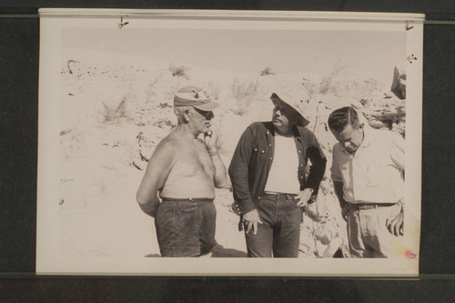 Dock Marston, Bill Belknap and Chuck Richey; Sandy Point, Lake Mead