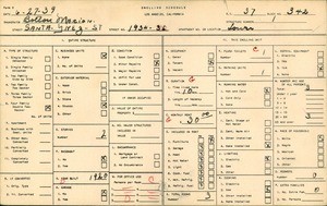 WPA household census for 1934 SANTA YNEZ STREET, Los Angeles