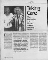 Taking Care: The Campaign for Home Health Services