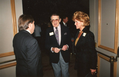 Executive Vice President Benton with Arthur Spitzer