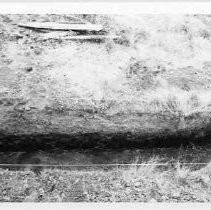 Photographs of landscape of Bolinas Bay. Bolinas Lagoon, close up of trench at archaeological dig