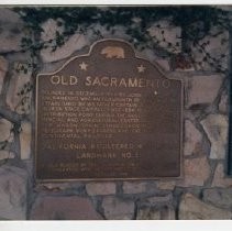 Historic Landmark #812--Old Sacramento