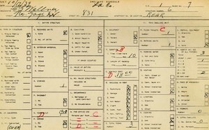 WPA household census for 831 N GAGE