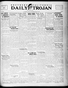 Southern California Daily Trojan, Vol. 21, No. 68, January 15, 1930