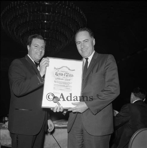 Award, Los Angeles, 1967