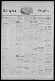 Mariposa Gazette 1860-08-21