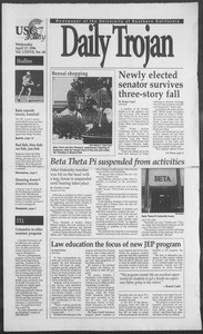 Daily Trojan, Vol. 127, No. 60, April 17, 1996