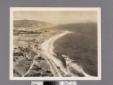 Aerial view of Motion Picture Colony at Malibu Beach