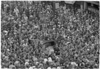 Crowds gathered for Mystic Shrine's Durbar festival, Los Angeles, 1937