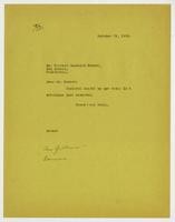 Letter from Julia Morgan to William Randolph Hearst, October 29, 1928
