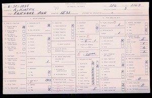 WPA household census for 1531 HENRY, Los Angeles
