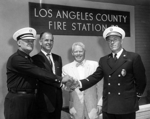 Dedicate new Newhall fire house
