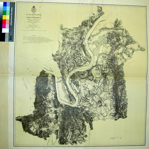 Map of the Battlefield of Chattanooga Prepared to accompany Report of Maj. Genl. U. S. Grant by direction of Brigd. Genl. W. F. Smith Chief Engr. Milty. Div. Miss. 1864